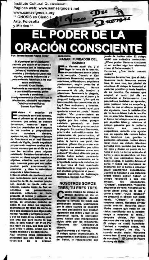 Oración Conciente