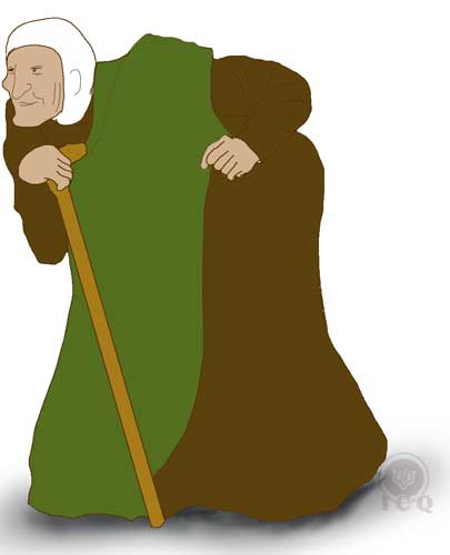 Papagena disfrazada de anciana. La Flauta Mágica Mozart. Gnosis