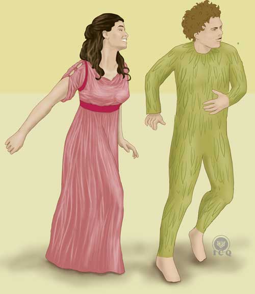 Papageno y Pamina. La Flauta Mágica. Mozart