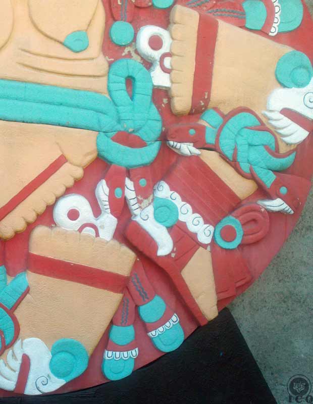 La adornada de cascabeles. Coyolxauhqui. Desmembrada