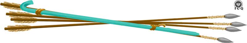 Dardos y lanzadardos de Huitzilopochtli