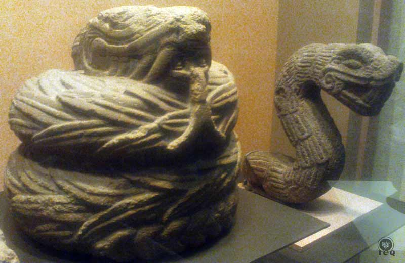 Serpientes emplumadas (Museo de Antropología e Historia México)
