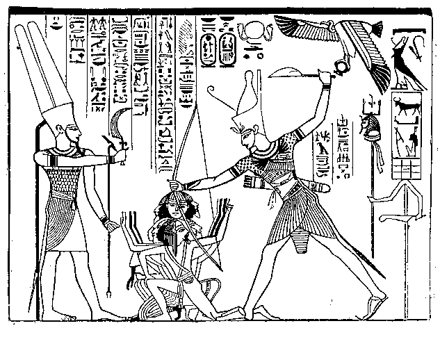 Faraón decapitando al Ego