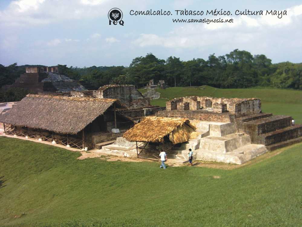 Zona Arqueológica de Comalcalco. Tabasco. México. Foto 10