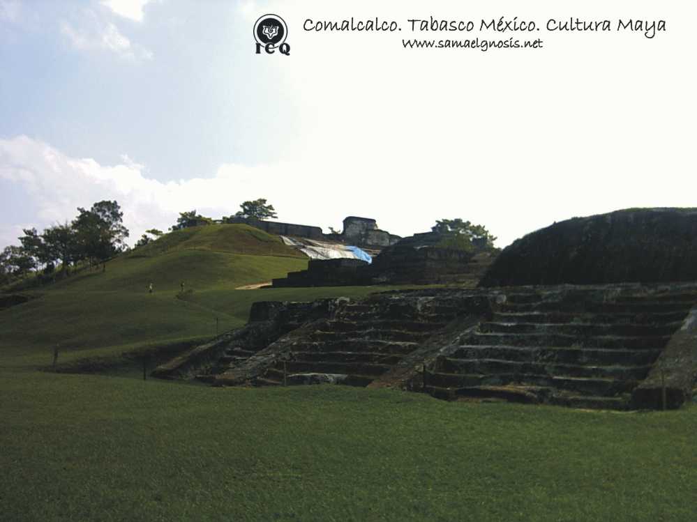 Zona Arqueológica de Comalcalco. Tabasco. México. Foto 18