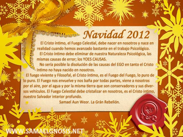 Tarjeta de Navidad del ICQ Gnosis 2011