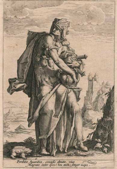 Imagen: Avaricia,1587-Jacob Matham Imagen: Avaricia,1587-Jacob Matham