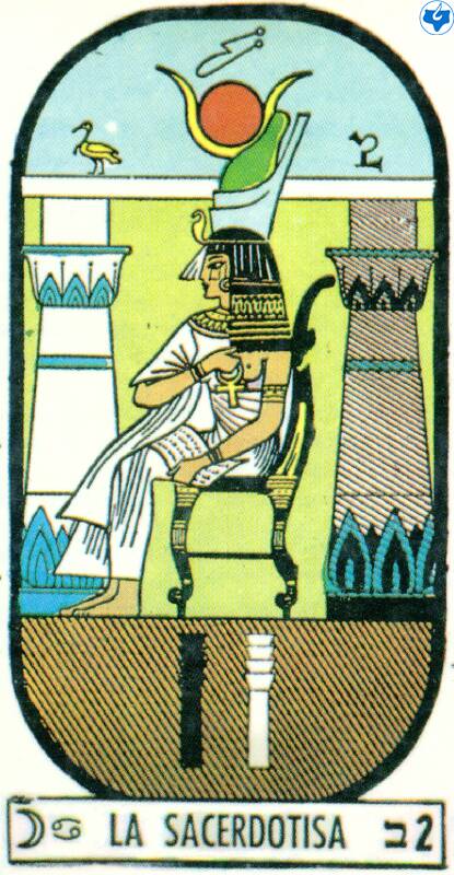 Imagen 1: Arcano número 2 la Sacerdotisa Imagen 1: Arcano número 2 la Sacerdotisa