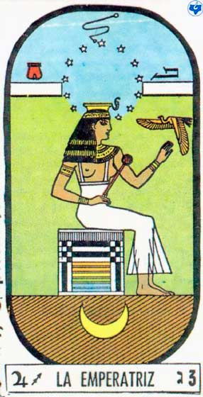 Arcano número 2 la Emperatriz Arcano número 3 la Emperatriz