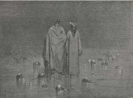 Gustavo Doré. Canto 32. La Divina Comedia