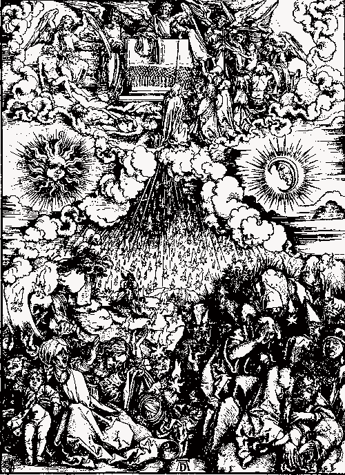 Dürer, Albrecht (1471-1528). La apertura del quinto y sexto sellos