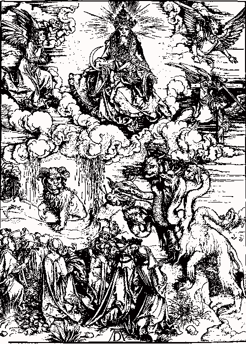 Imagen: Dürer, Albrecht (1471-1528). La bestia con cuernos de cordero