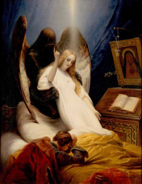 El Ángel de la Muerte (1851). Horace Vernet