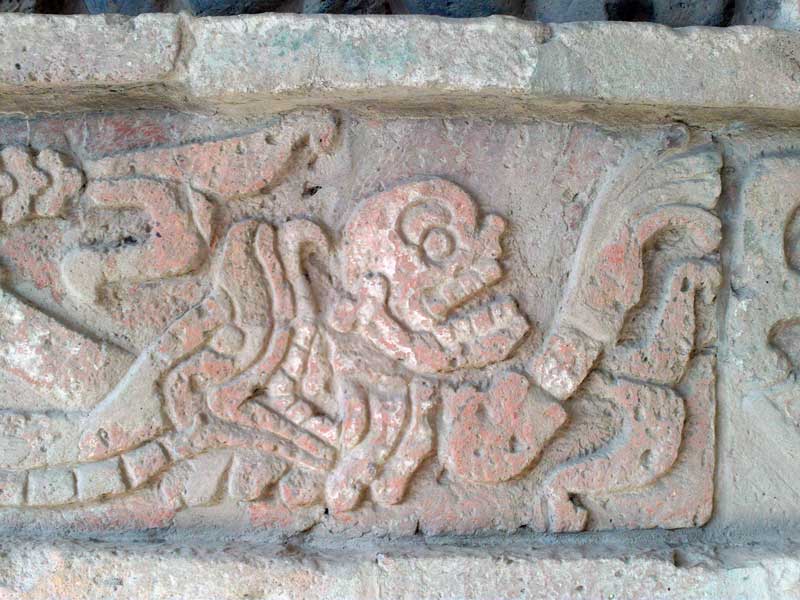 Muro de Serpientes.Coatepantli. Tula Hidalgo México.