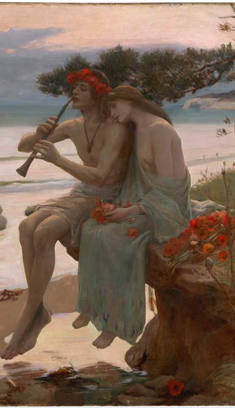 Pastoral. Rupert Bunny. 1893 (detalle)