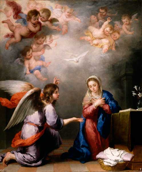 Arcángel Gabriel. Murillo. 1660