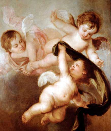 Tres Ángeles Niños. Bartolomé Esteban Murillo. 1617 - 1682