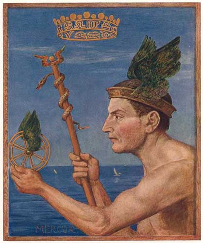 Mercurio. Hans Thoma Mercurio. Hans Thoma