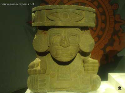 Dios viejo del fuego Huehueteotl. Museo Nacional de Antropología México