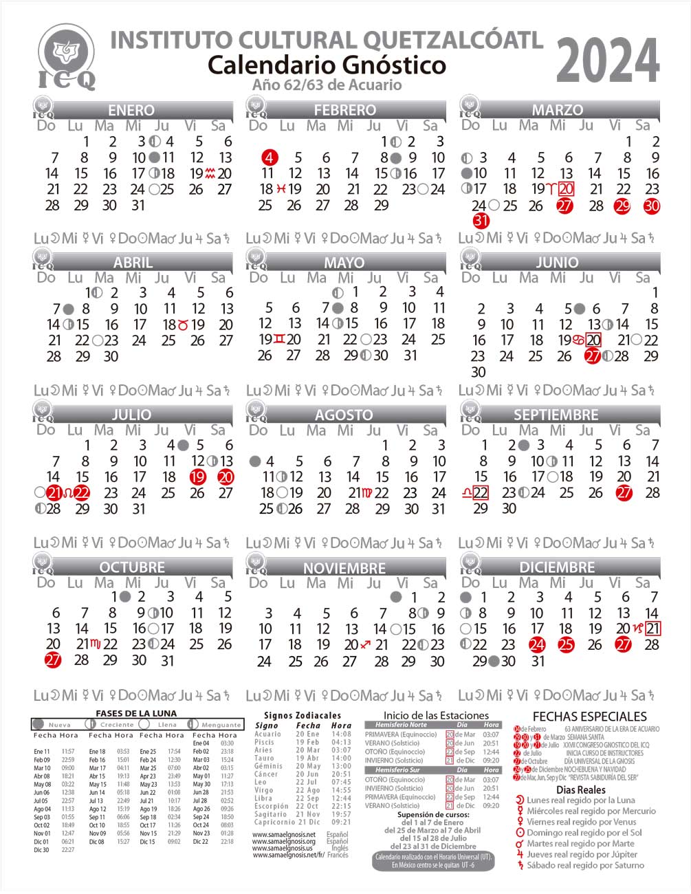 Calendario Gnóstico