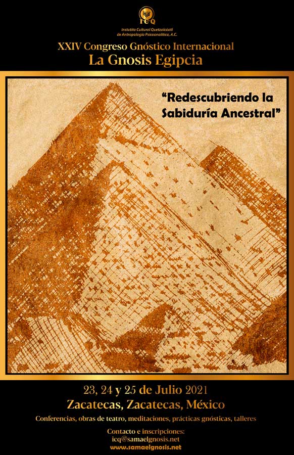Póster 5 del XXIV Congreso Gnóstico Internacional La Gnosis Egipcia