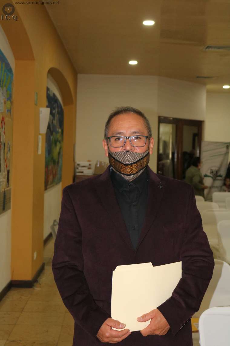 Instructor gnóstico José Armando Ortiz listo para participar como Maestro de Ceremonias en este ágape de sabiduría gnóstica. 