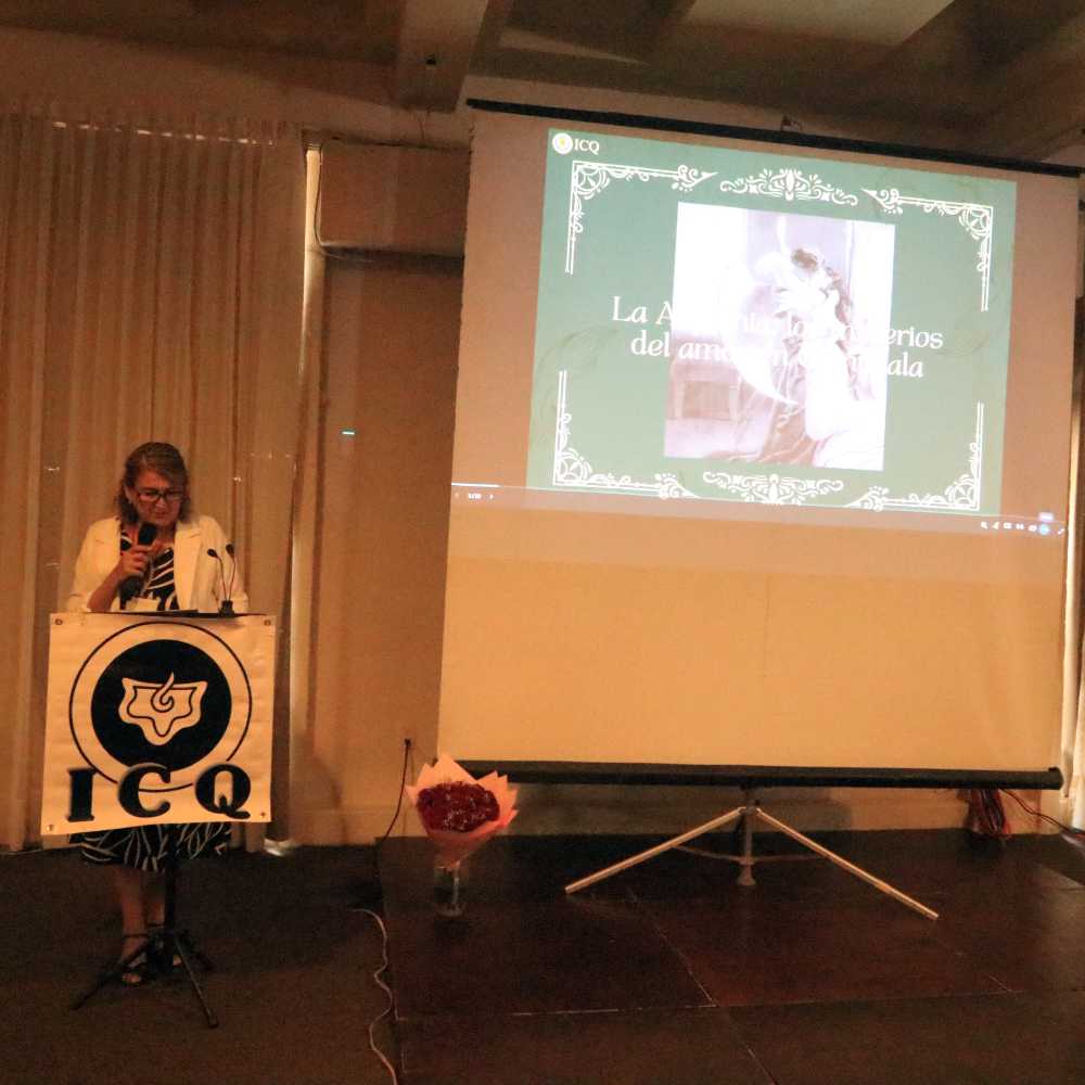 “La alquimia, los misterios del amor en Cempoala” por la instructora Alma Liliana Carrasco Aguirre.
