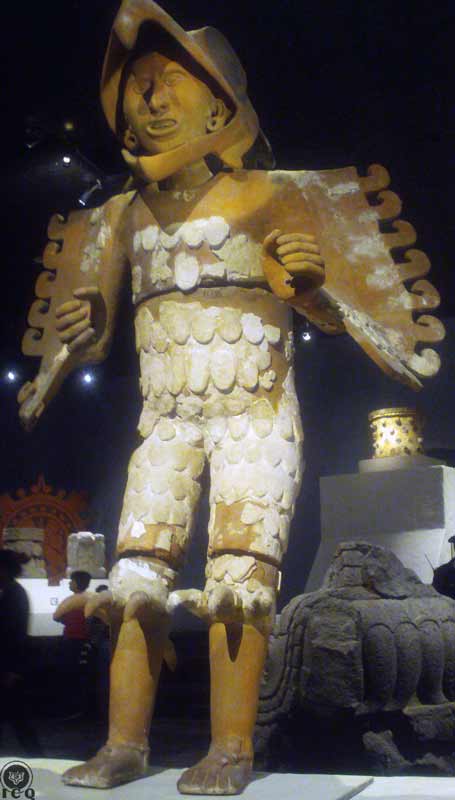 Caballero Águila. 
(Museo del Templo Mayor, México)

