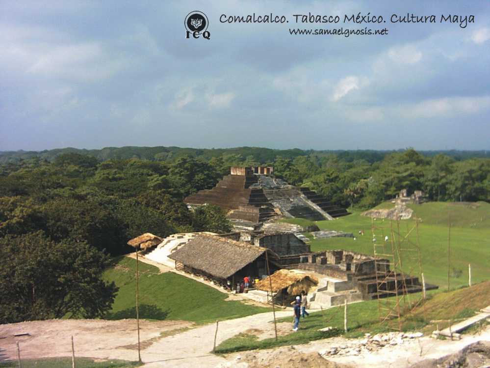 Zona Arqueológica de Comalcalco. Tabasco. México. Foto 03