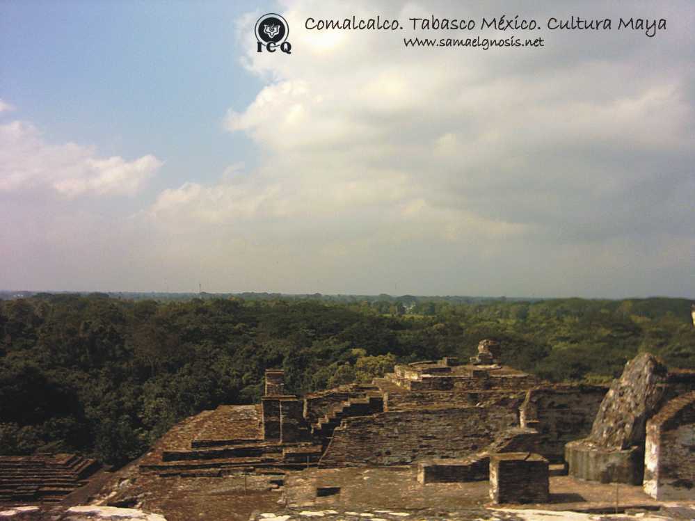 Zona Arqueológica de Comalcalco. Tabasco. México. Foto 05