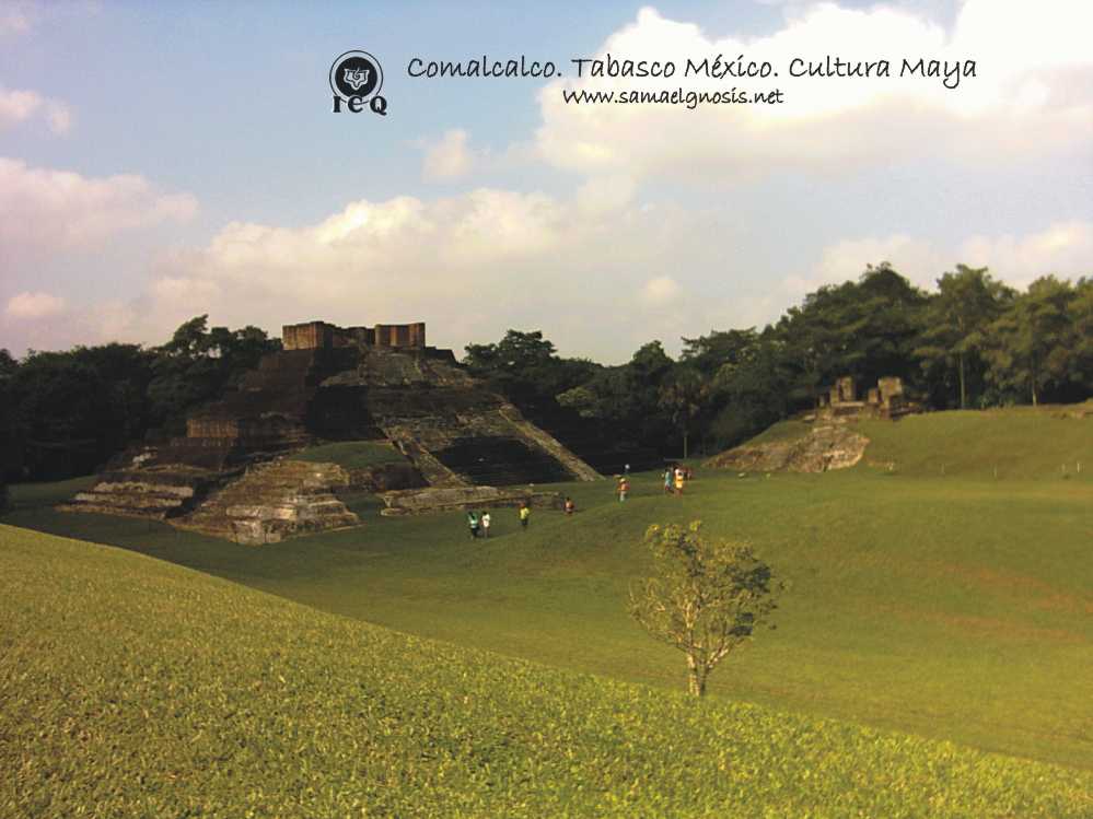 Zona Arqueológica de Comalcalco. Tabasco. México. Foto 14