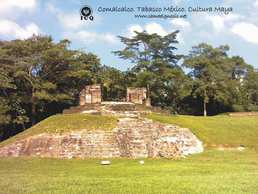 Zona Arqueológica de Comalcalco. Tabasco. México. Foto 19