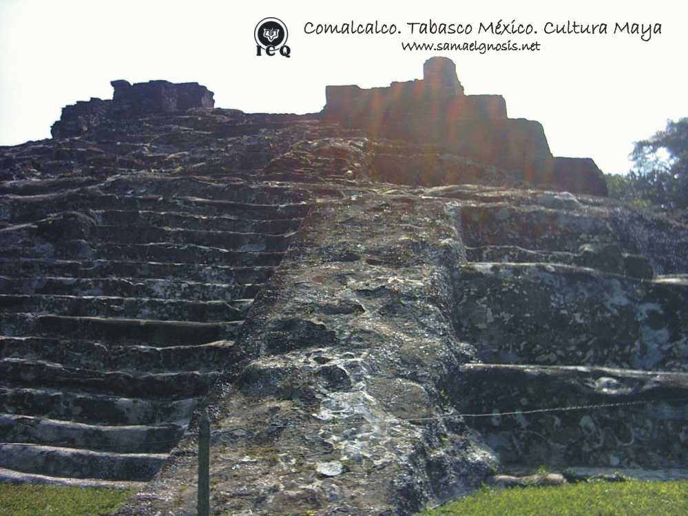 Zona Arqueológica de Comalcalco. Tabasco. México. Foto 20