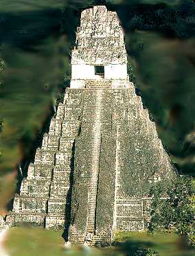 Templo I. Zona Arqueológica de Tikal