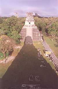 Templo II Equinoccio. Zona Arqueológica de Tikal