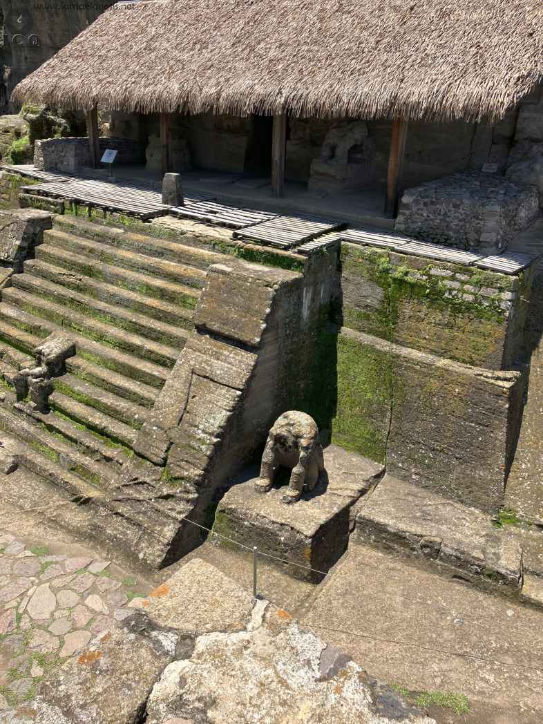 Zona arqueológica de Malinalco, Estado de México.