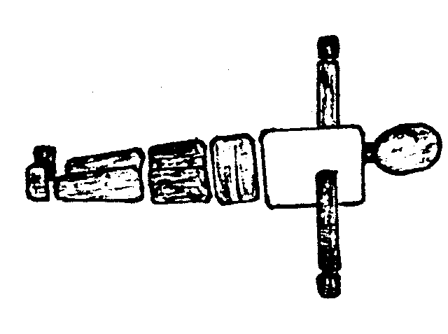 Lamaseria. Acostado en forma de cruz