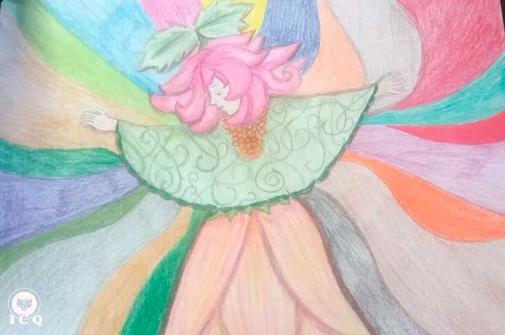 Los elementos de la naturaleza tienen una vibración que actúa sobre toda la creación, así mismo criaturas elementales. Dibujo: “Elemental”. Lupita Ortiz (Gnosis ICQ) Los elementos de la naturaleza tienen una vibración que actúa sobre toda la creación, así mismo criaturas elementales. Dibujo: “Elemental”. Lupita Ortiz (Gnosis ICQ)