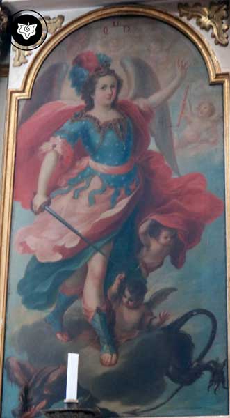Arcángel Miguel con la espada de la justicia. (Puebla) Arcángel Miguel con la espada de la justicia. (Puebla)