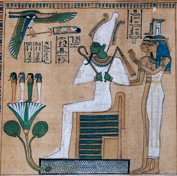 Osiris, Isis y Neftis Osiris, Isis y Neftis