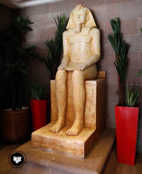 Escultura de Ramsés. (Real). Escultura de Ramsés. (Real).