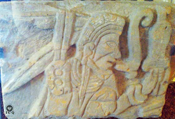 Ser humano donde destaca el glifo de la palabra, el sonido creador. Tula, Hidalgo, México. Ser humano donde destaca el glifo de la palabra, el sonido creador. Tula, Hidalgo, México.