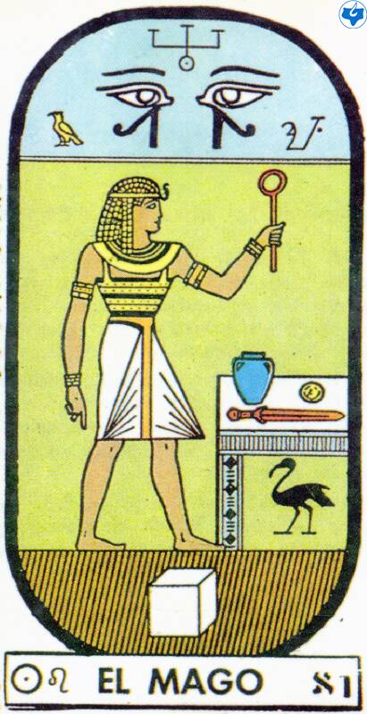 Arcano uno del Tarot.