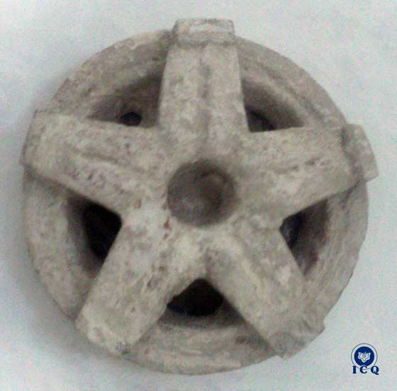 Estrella de cinco puntas de la Zona Arqueológica de Xochicalco, Morelos, México. Estrella de cinco puntas de la Zona Arqueológica de Xochicalco, Morelos, México.