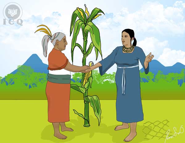 La Abuela Antigua Ocultadora Ixmucané y la joven Ixquic. Enseñanzas Secretas del Popol Vuh. Gnosis