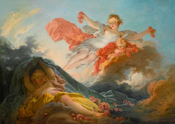 Aurora. Jean Honoré Fragonard. 1755