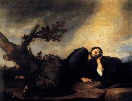 El sueño de Jacob. José  de Ribera. 1639