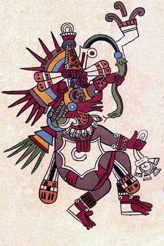 Quetzalcóatl [Códice-Borbónico]