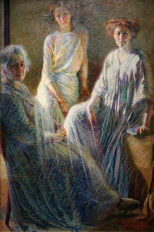 Umberto Boccioni, “Tres Damas”, 1910 Umberto Boccioni, “Tres Damas”, 1910