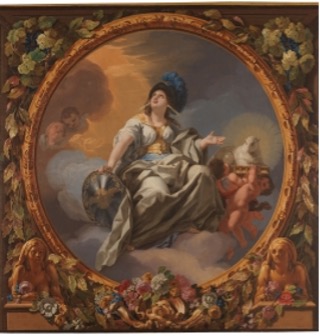 PINTURA “LA SABIDURÍA” JOSÉ DEL CASTILLO, 1770 PINTURA “LA SABIDURÍA” JOSÉ DEL CASTILLO, 1770